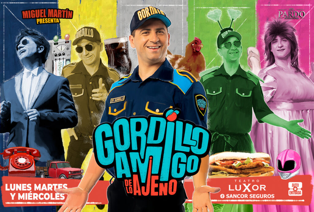 Gordillo - Amigo de lo ajeno. Pardo Producciones. Temporada teatral Villa Carlos Paz 2023