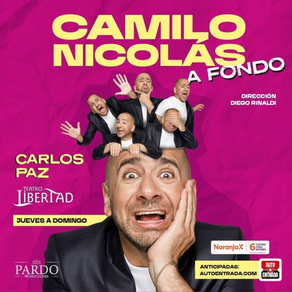 Camilo Nicolás a fondo en Villa Carlos Paz Camilo Nicolás a fondo en Villa Carlos Paz